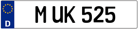 Truck License Plate